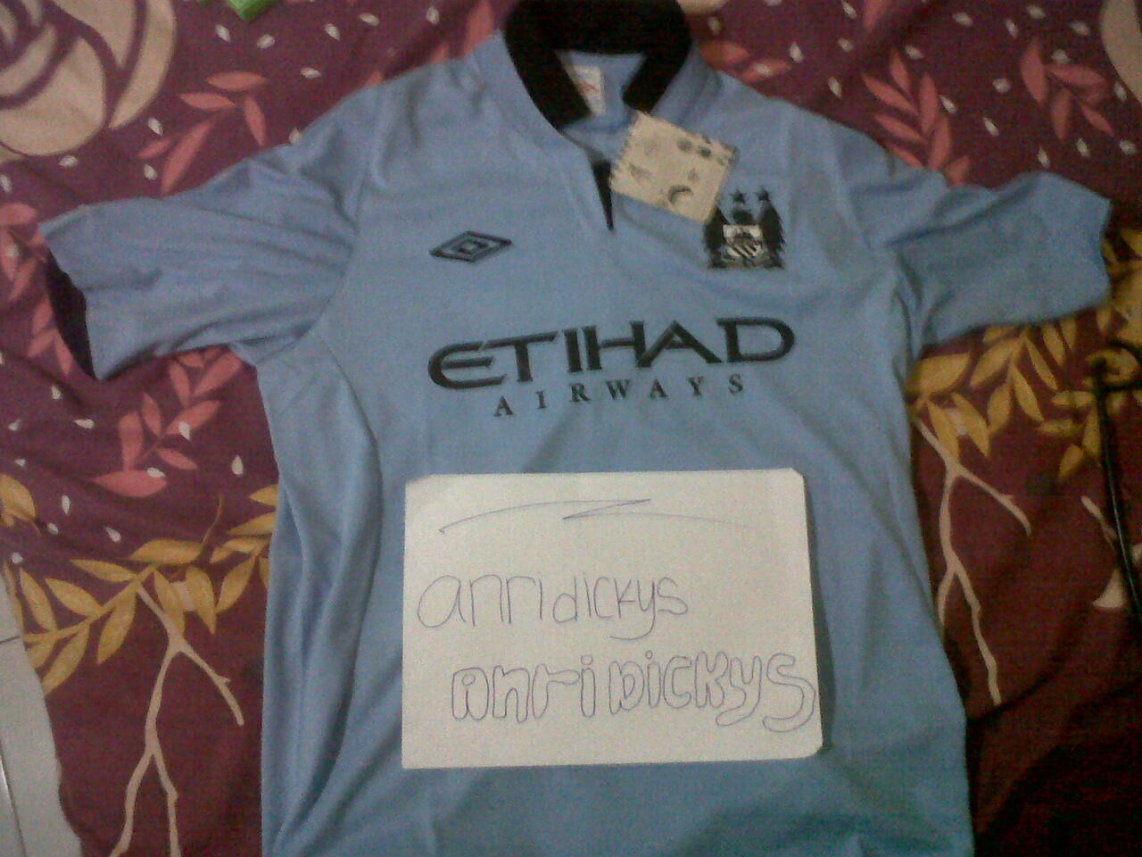 Jersey BARCA AWAY 13-14 (player issue), MAN.CITY HOME 12-13 and CHAMBRAY ZULE