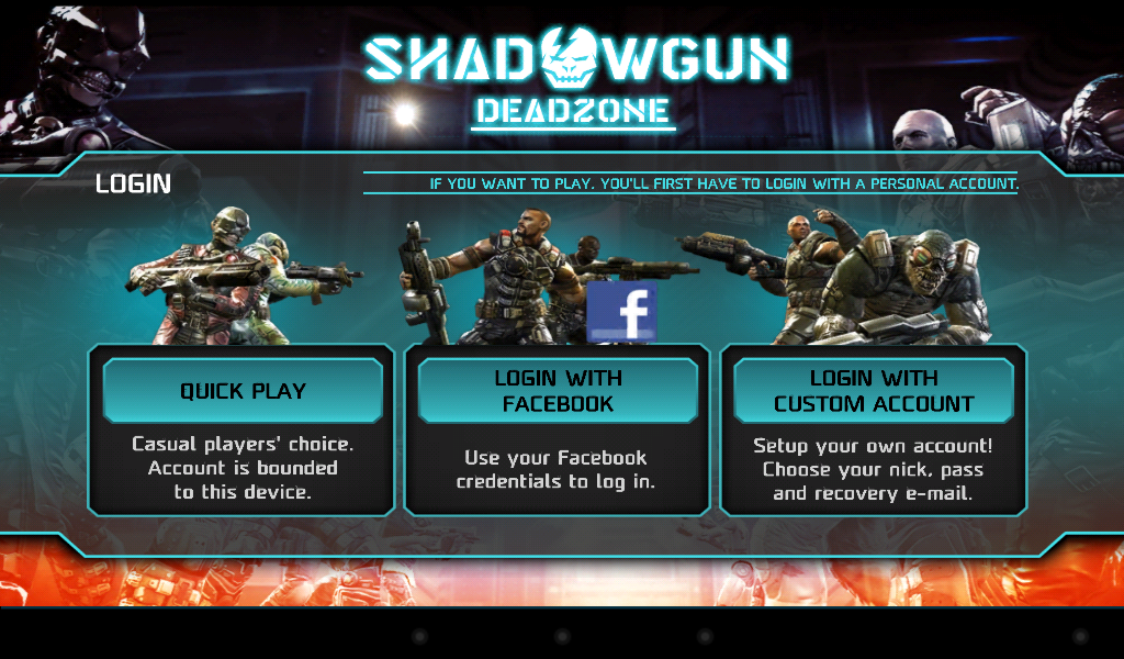 SHADOWGUN: Deadzone &#91;Android/ Apple&#93; online