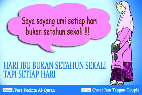 Hari Ibu Setiap Hari, Bukan Setahun Sekali !!!