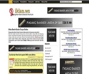 Jual Script iklan baris gratis versi 4.1
