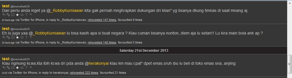 Pemain Timnas Indonesia U23 Ini Mengumpati Fans Indonesia d Twitter Stlh Lwn Thailand