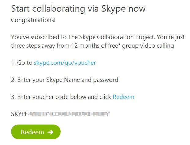 MICROSOFT MEMBAGIKAN VOUCHER SKYPE PREMIUM SECARA GRATIS