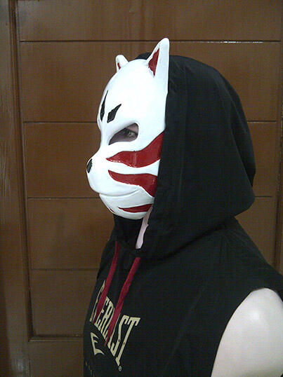TOPENG ANBU KAKASHI MASK PERTAMA DI INDONESIA KEREN FIBERGLASS 2014