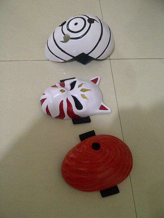 TOPENG ANBU KAKASHI MASK PERTAMA DI INDONESIA KEREN FIBERGLASS 2014