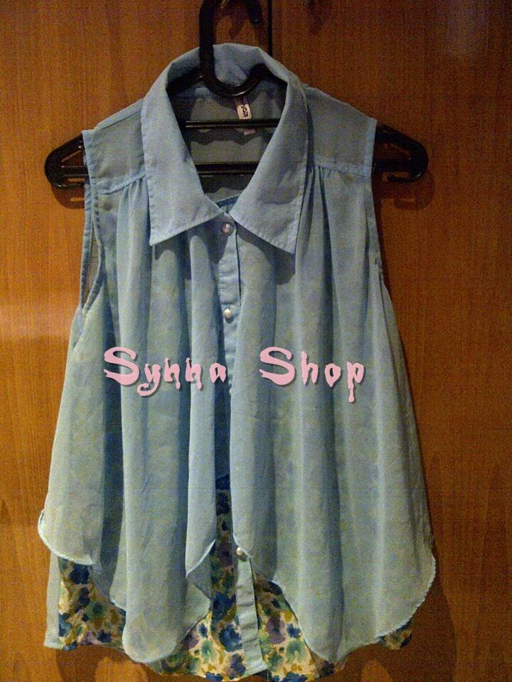 Jual Kemeja CutOff Floral