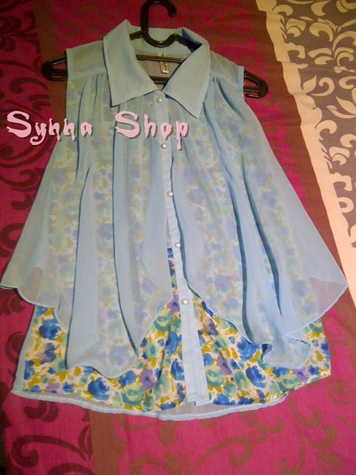Jual Kemeja CutOff Floral