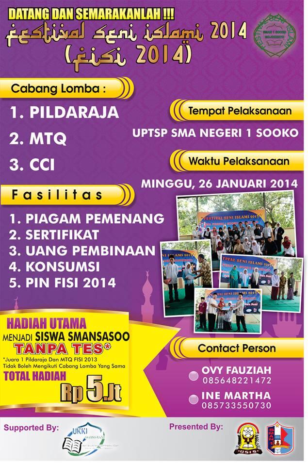 &#91;INVITATION&#93; Memperingati Milad ke-51 SMAN 1 Sooko Mojokerto