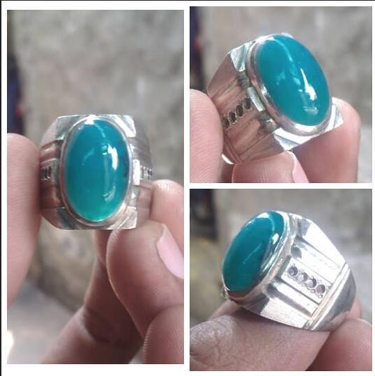 (BACAN DOKO) 2pcs Bacan Doko cakep ring perak tebal