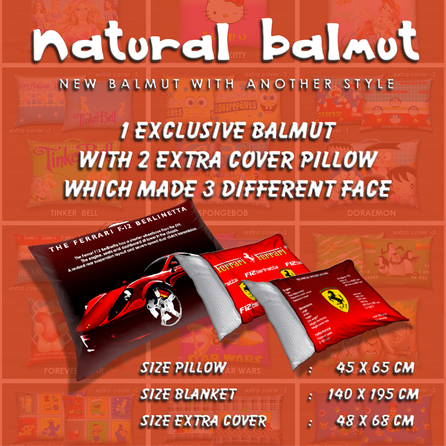 BANTAL SELIMUT BY NATURAL BALMUT, ADA BONUS MENARIK DI DALAM ( YUK MAMPIR )