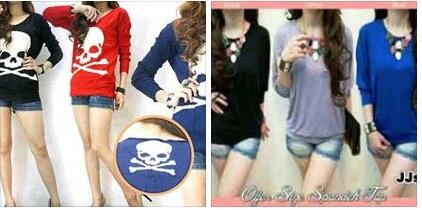 Skull sweater, blouse, atasan, MURMER, TRENDING, TRUSTED, GOOD QUALITY, SURABAYA