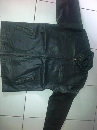 Jaket kulit sapi anyam tipis seperti kulit domba