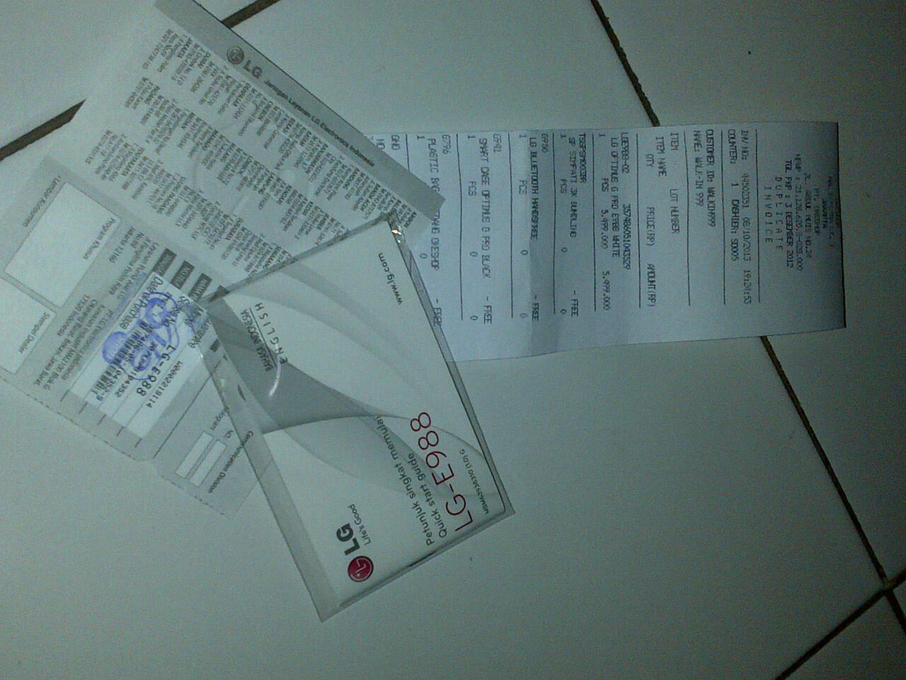 LG Optimus G-Pro White