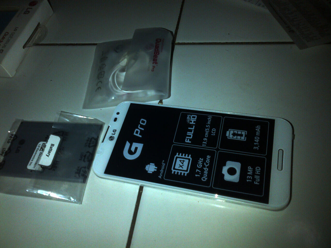 LG Optimus G-Pro White