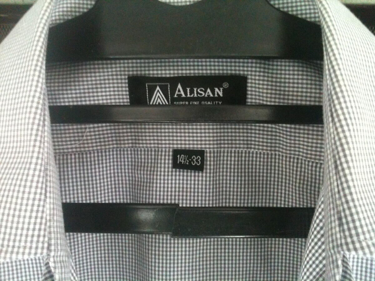 KEMEJA ALISAN KOTAK KOTAK HITAM PUTIH DAN KEMEJA POLO RALPH ORIGINAL