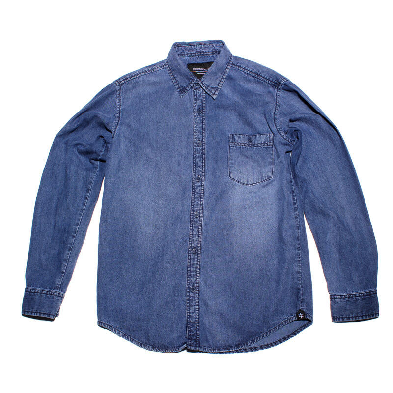 Kemeja Jeans Cowo Custom