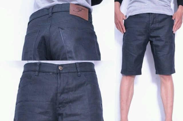 Celana Pendek Jeans Cowo Custom
