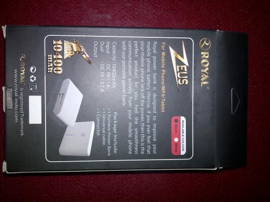Promo Powerbank Royal 4 in 1 kapasitas 10400 mAh