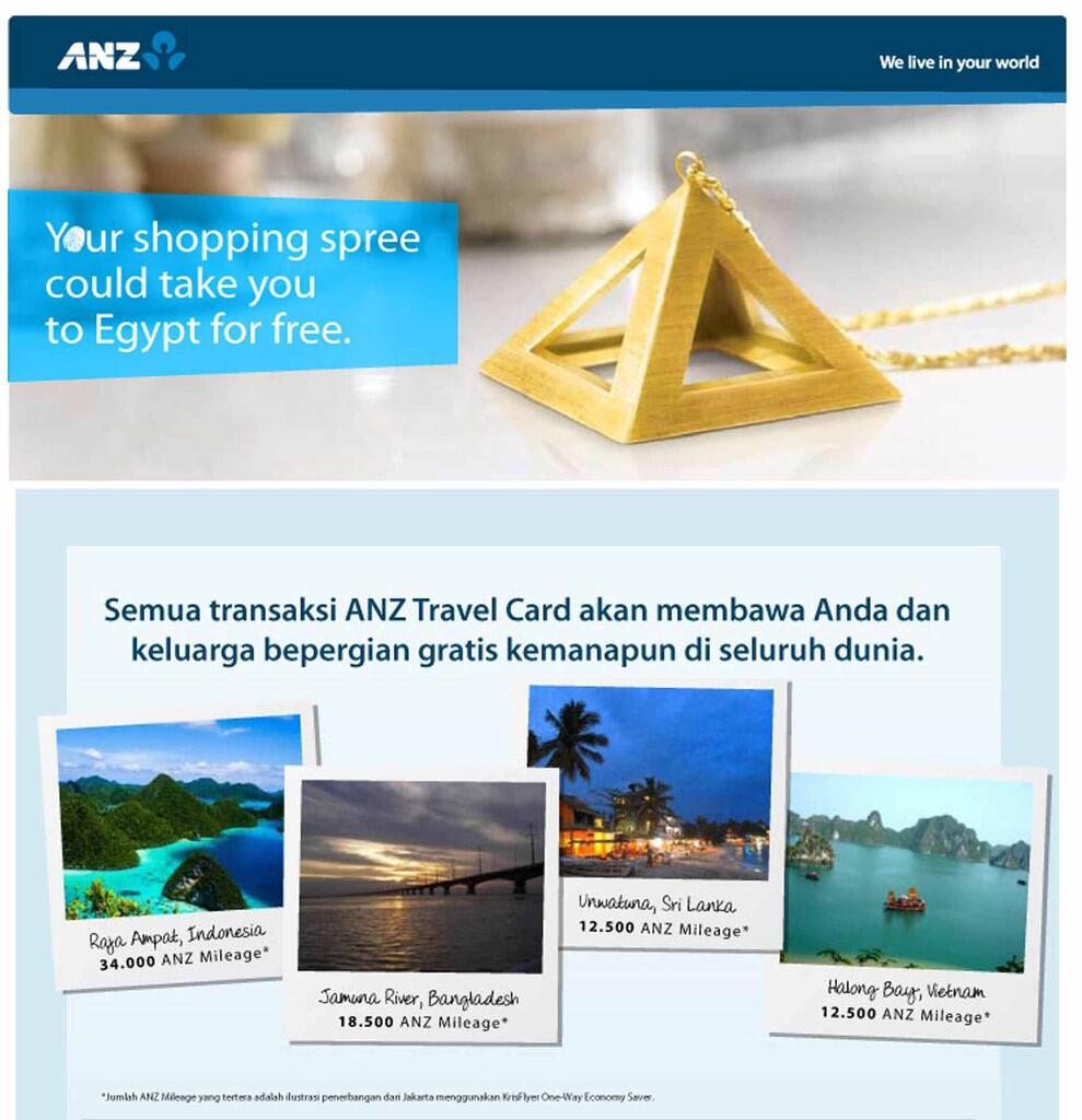 PENERBANGAN GRATIS DISERTAI AKSES AIRPORT LOUNGE TANPA BATAS DENGAN CC ANZ,APPLY NOW!