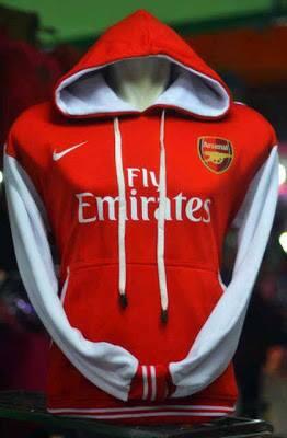 Hoodie Jumper Bola Arsenal Berkualitas