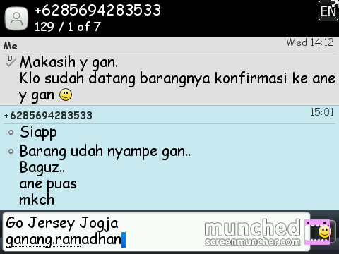 Testimoni ane selama jualan ID Kaskus: ganang.ramadhan (www.gojerseyjogja.com)