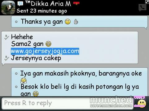 Testimoni ane selama jualan ID Kaskus: ganang.ramadhan (www.gojerseyjogja.com)