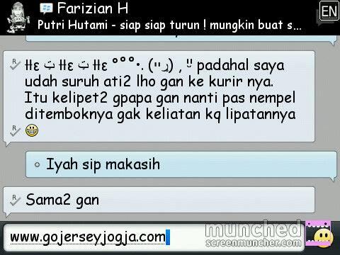 Testimoni ane selama jualan ID Kaskus: ganang.ramadhan (www.gojerseyjogja.com)