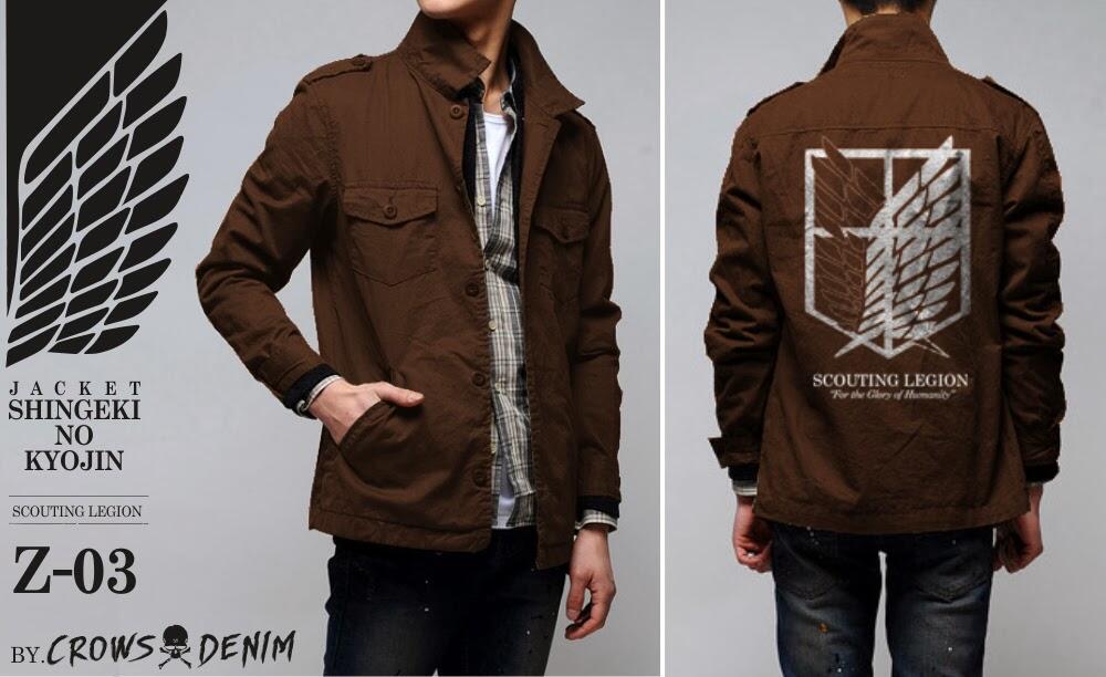 Jaket Anime Shingeki no Kyojin - Scouting Legion