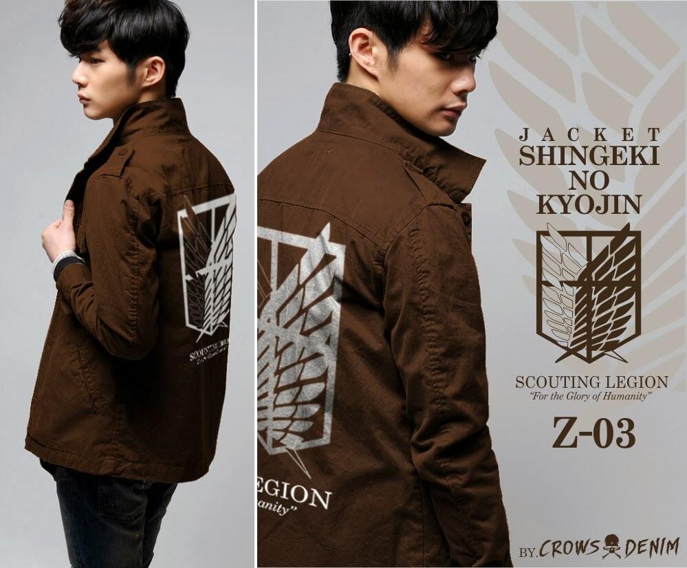 Jaket Anime Shingeki no Kyojin - Scouting Legion