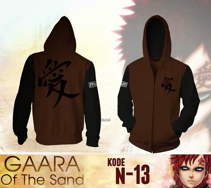 Jaket Anime Naruto - Gaara