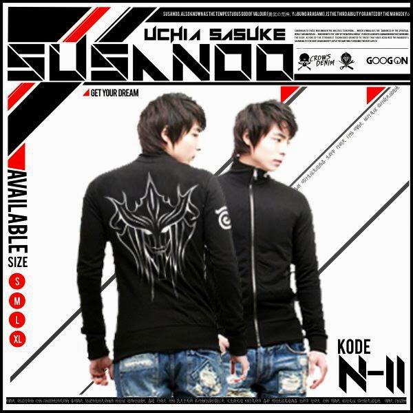 Jaket Anime Naruto - Uchiha Sasuke - SUSANOO