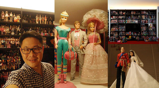 Pria Singapura Pajang Koleksi 9 Ribu Boneka di Kamarnya