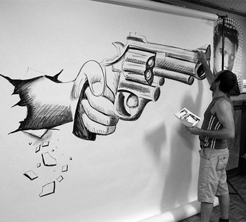 100% keren Gan!! Perpaduan Foto dan Gambar 3D by Ben Heine