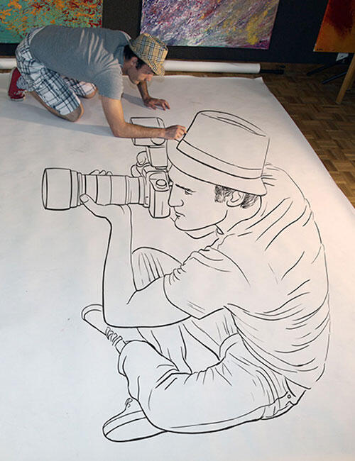 100% keren Gan!! Perpaduan Foto dan Gambar 3D by Ben Heine