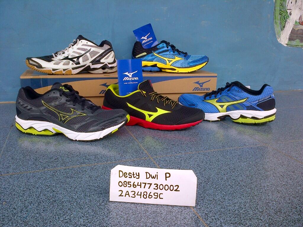 Sepatu Mizuno Wave lightning rx, wave inspire9, wave legend, wave endeavor2