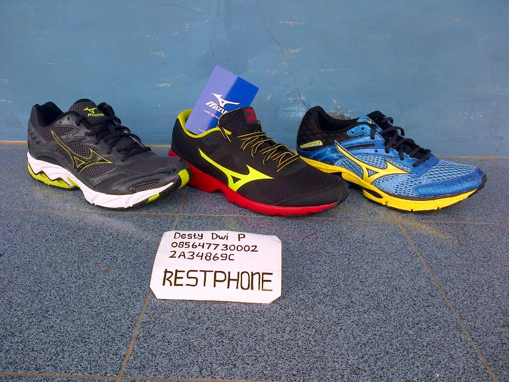 Sepatu Mizuno Wave lightning rx, wave inspire9, wave legend, wave endeavor2
