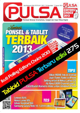 Download Gratis Epaper Tabloid Pulsa (Update)