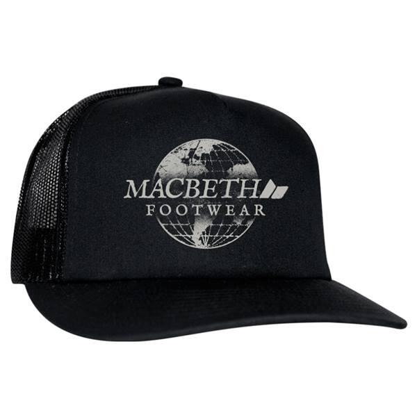 Petersaysdenim (PSD) Hifive Black, 85 Hook, Macbeth Vintage Logo Black Trucker Hat