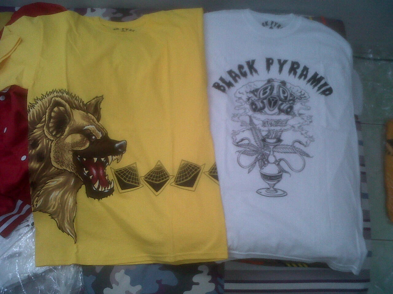BLACK PYRAMID Clothing ( jacket varsity, windbreaker, t-shirts )