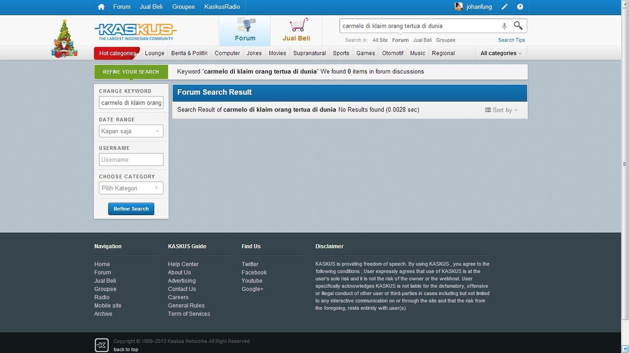 Carmelo Flores Laura di-klaim sebagai orang tertua di dunia