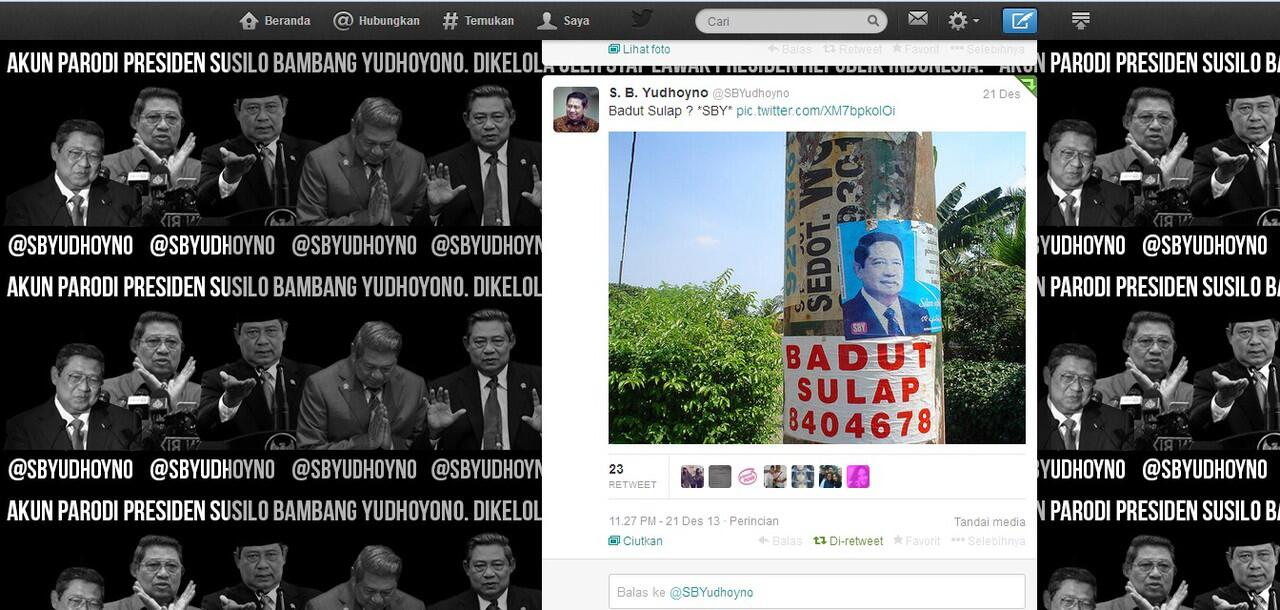 (Ngakak) SBY = Badut Sulap ?