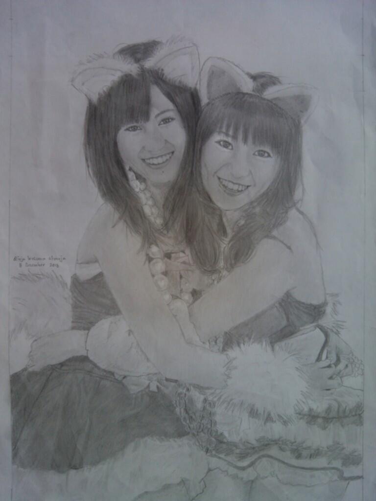 Libur panjang bikin SKETCH AKB48, korisu etc :) 