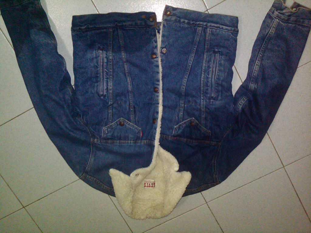 JAKET LEVIS ORIGINAL TRUCKER, SHERPA, ICONIC, SELVEDGE JAPAN USA