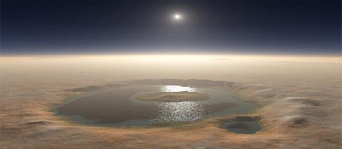 TERNYATA ......Ada Danau Berair Segar di Planet Mars