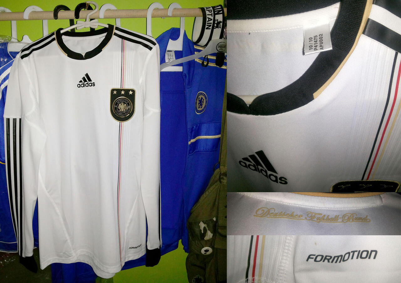WTS Jersey Jerman Home Worldcup 2010 Ls Formotion Size Small