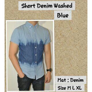WTS KEMEJA ANAK MUDA POLKADOT,DENIM DLL MURMER