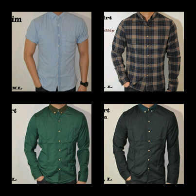 WTS KEMEJA ANAK MUDA POLKADOT,DENIM DLL MURMER
