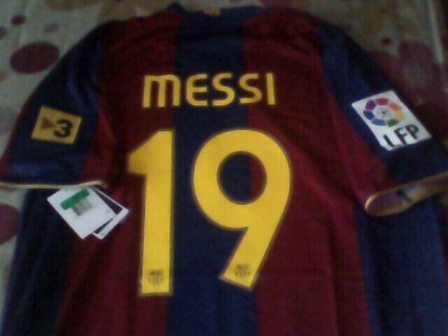 JUAL JERSEY BARCELONA 2007/08 HOME SIZE XL MESSI