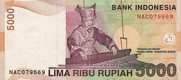 Gadis Penenun di Uang Lima Ribu Rupiah