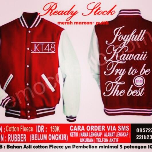 Jaket JKT48 Semarang, Pekalongan, Kudus, Kalimantan, Sumatera, Jakarta, Surabaya