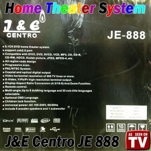 Home Theater System J&E Centro JE 888 Pin BB 2A6D5B30